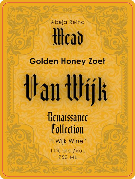 Mead: Golden Honey Zoet - 750 ml Bottle