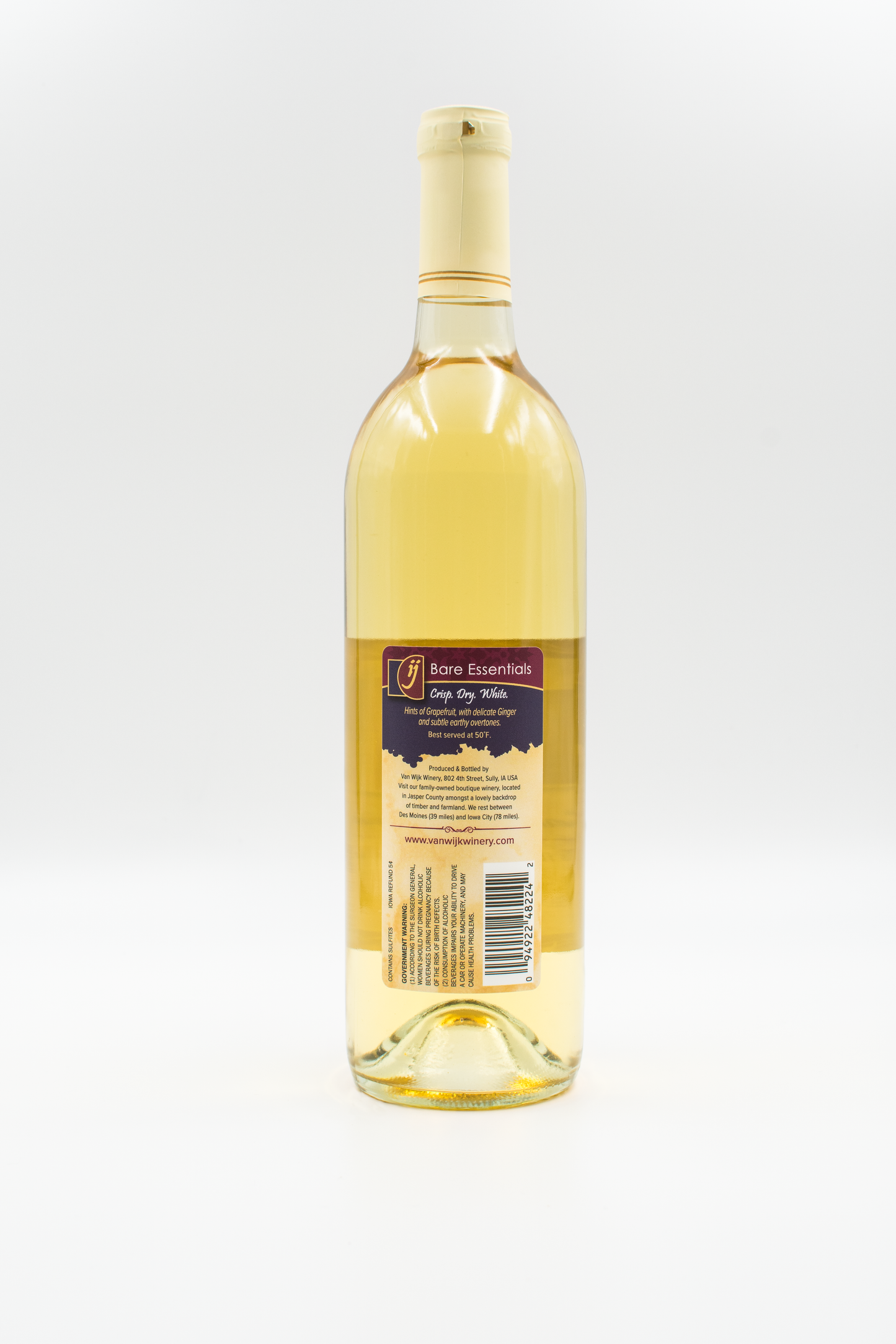 Wine:  Bare Essentials - 750 ml Bottle