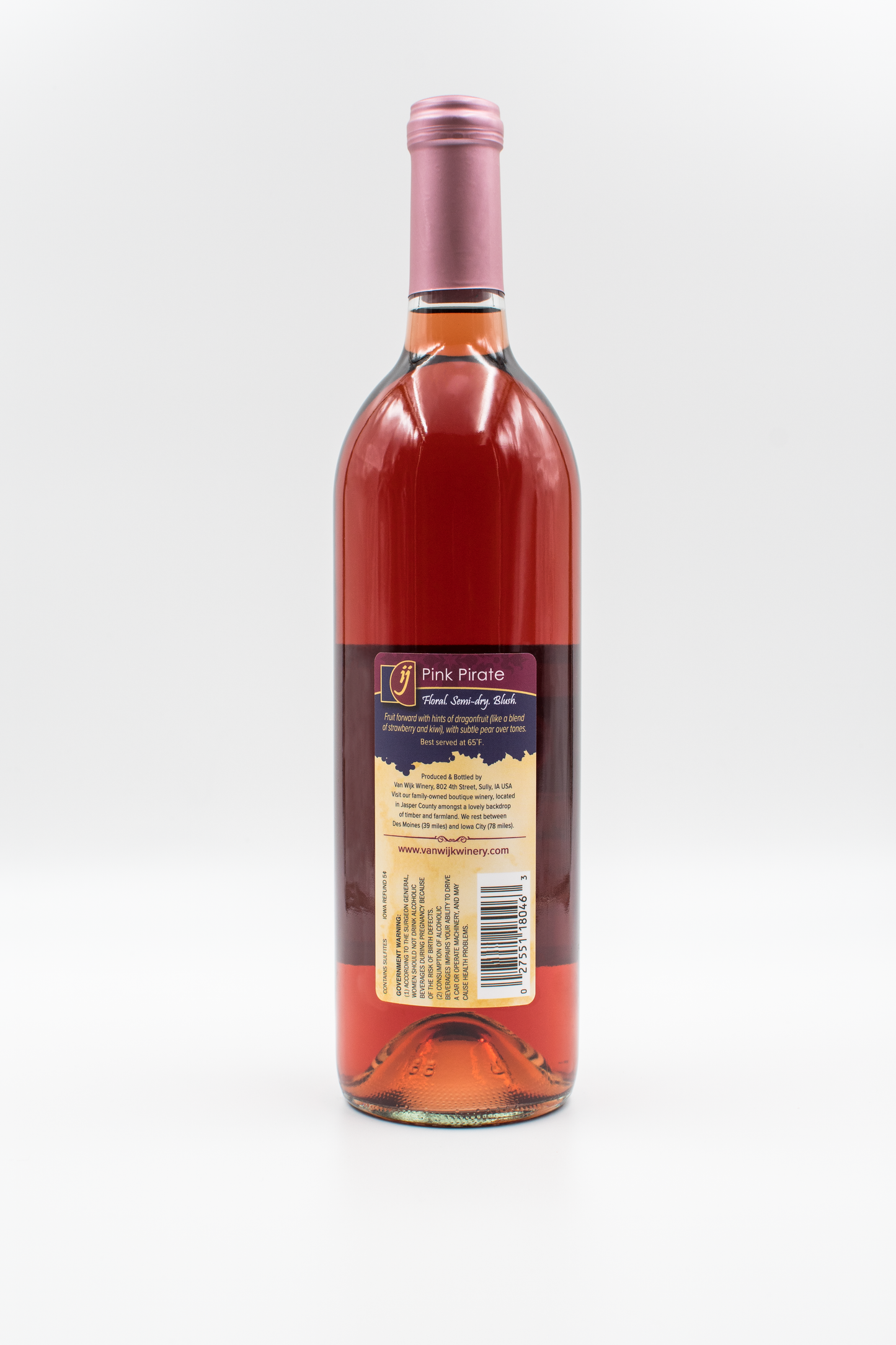 Wine:  Pink Pirate - 750 ml Bottle