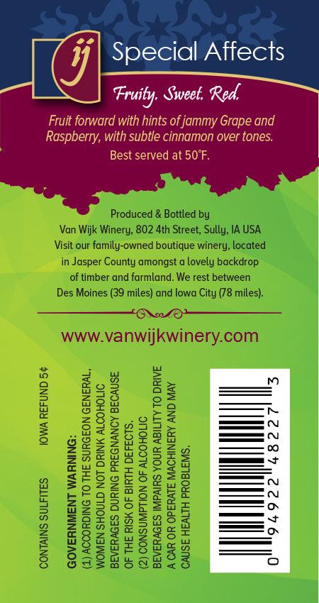 Wine:  Special Affects - 750 ml Bottle
