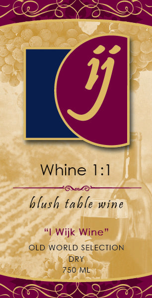 Wine:  Whine 1:1 - 750 ml Bottle